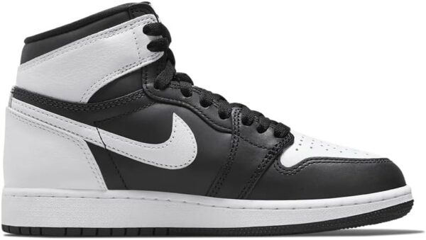 Jordan Zapatos deportivos para niños Air 1 Retro High Og Gs Negro/Blanco-Blanco - Image 3