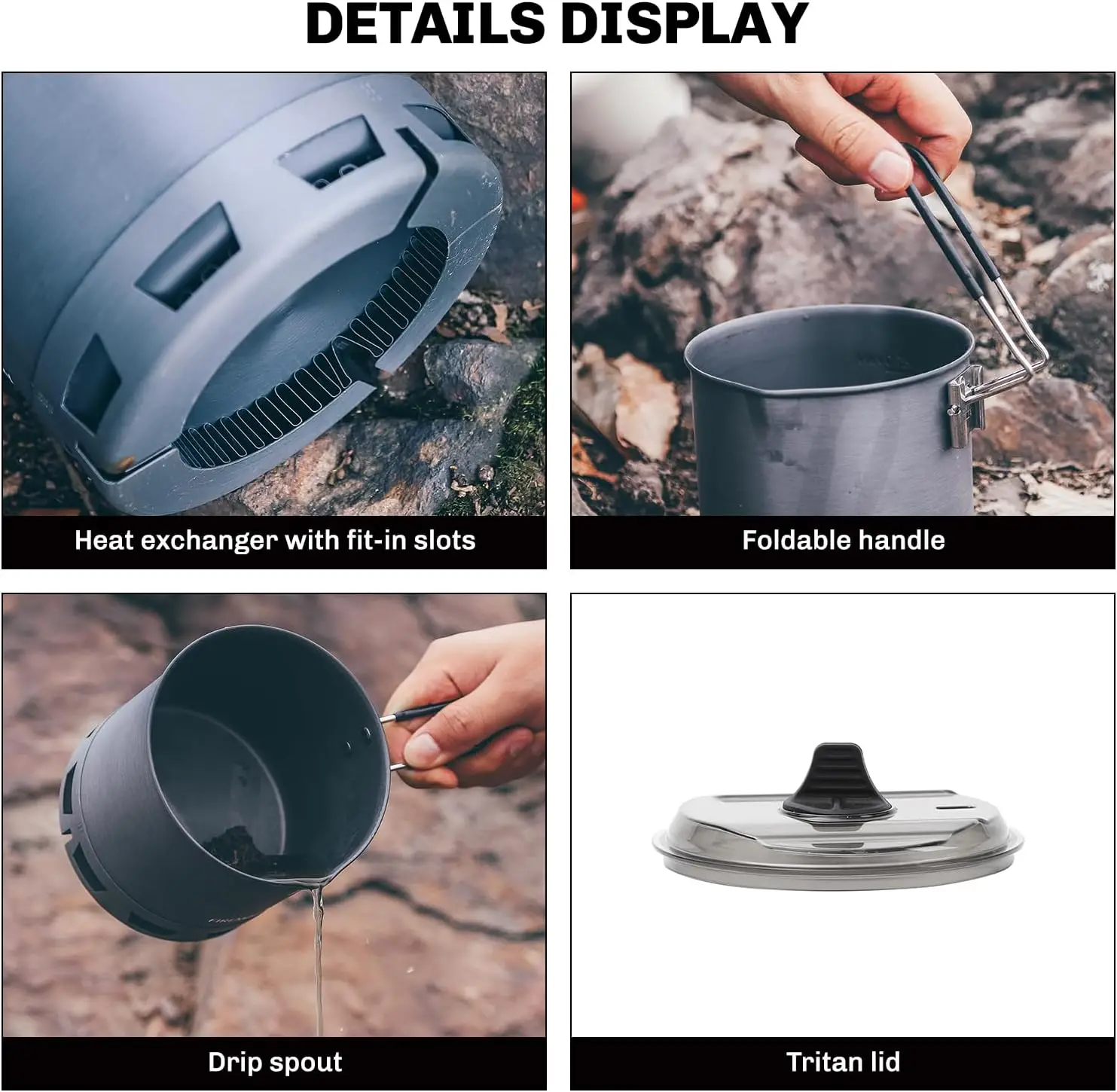 Fire-Maple G2 Petrel Ultralight Pot Lightweight Outdoor High Efficiency Heat Exchanger Pot for Hiking Travel Camping 750ML – AliExpress 18