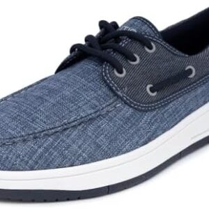 Nautica Zapatos náuticos casuales para hombre, mocasines con punta de goma y plantilla acolchada, zapatilla deportiva de cubierta de moda : Ropa, Zapatos y Joyería